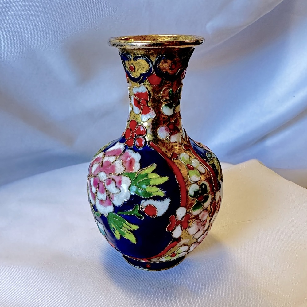 small cloissone vase antique